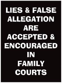 Lies are encouraged in Family courts - 2016